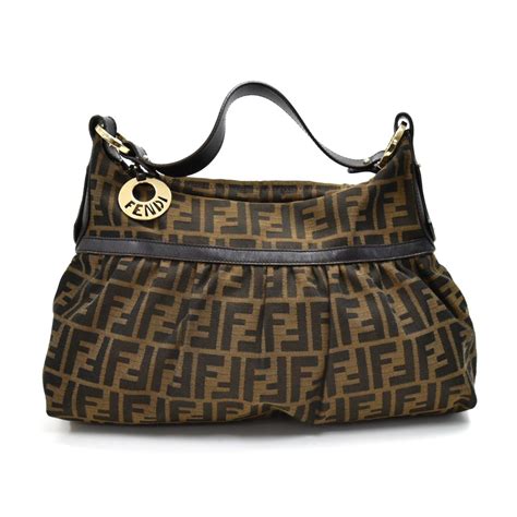 zucca print fendi|Fendi bag vintage.